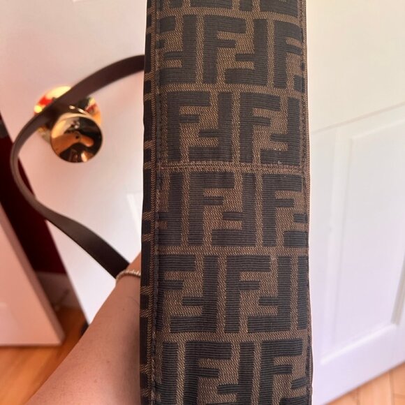 Authentic Vintage Fendi Zucca Shoulder Bag - Picture 10 of 16